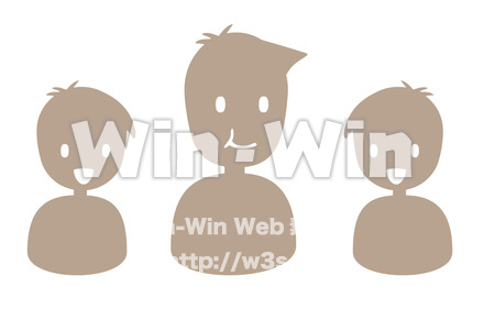 先生と少年たちのCG・イラスト素材 W-020406