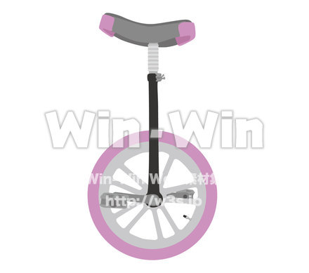 一輪車のCG・イラスト素材 W-020660