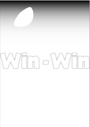 背景（月と夜空）のシルエット素材 W-020984