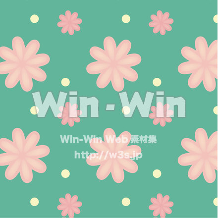 パターンスウォッチ（花柄）のCG・イラスト素材 W-020655