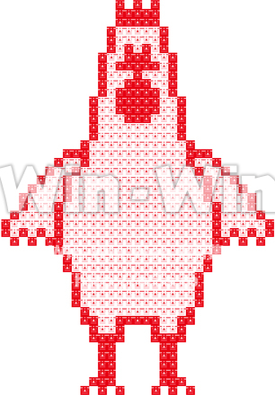 にわとりのCG・イラスト素材 W-021697