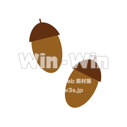 どんぐりのCG・イラスト素材 W-020221