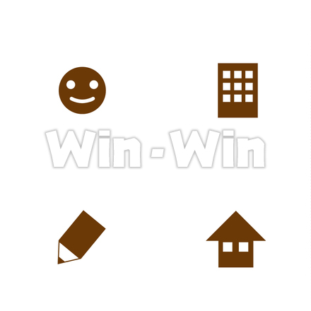 勉強アイコン4種のCG・イラスト素材 W-020567