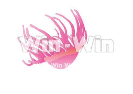 イソギンチャクのCG・イラスト素材 W-020010