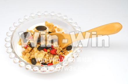 パンプキンシードのフルーツグラノーラの写真素材 W-021162