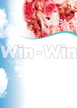 終活チラシの背景のCG・イラスト素材 W-021483