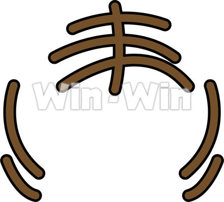 お面　タイガーマスクの髪のCG・イラスト素材 W-020240