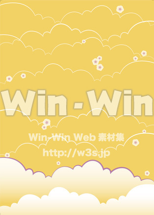 A4背景/ふわふわのCG・イラスト素材 W-021531