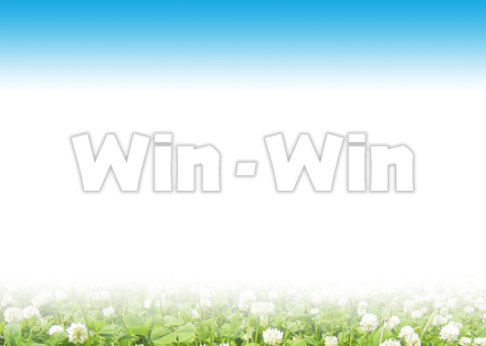 シロツメクサの背景のCG・イラスト素材 W-020555