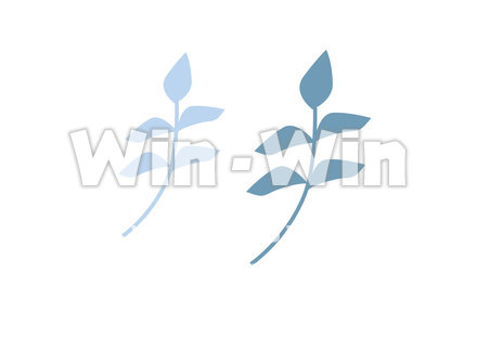 草模様のCG・イラスト素材 W-021169