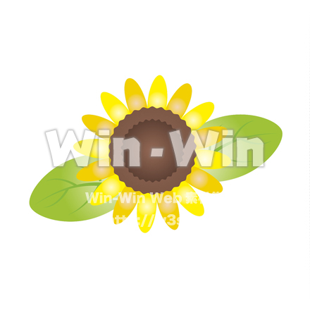 ひまわりのCG・イラスト素材 W-020103