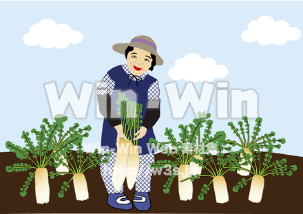 働く人のCG・イラスト素材 W-021728