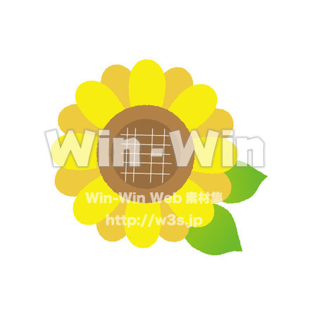 ひまわりのCG・イラスト素材 W-020049