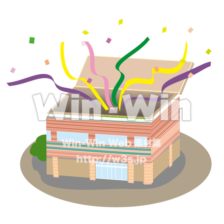 なかはら市民センター＿びっくり箱ver.のCG・イラスト素材 W-020867