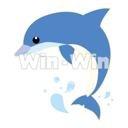 イルカのCG・イラスト素材 W-020004