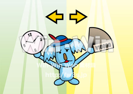 時は金なりのCG・イラスト素材 W-020771