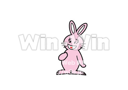 うさぎのCG・イラスト素材 W-020897