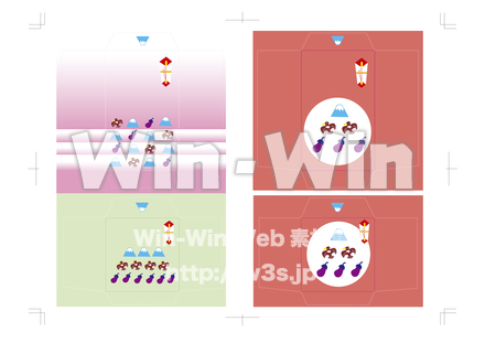 ポチ袋のCG・イラスト素材 W-021437