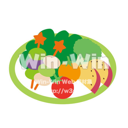 サラダのCG・イラスト素材 W-021053