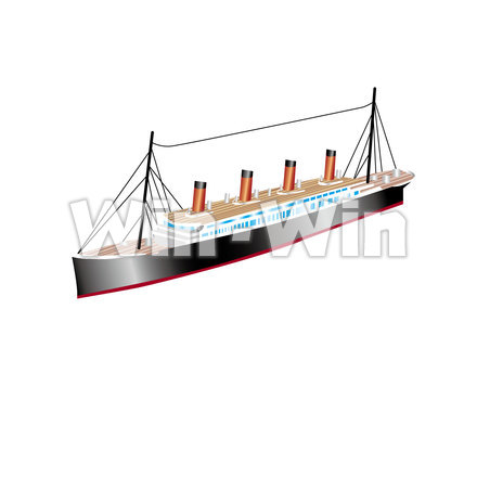 タイタニック号のCG・イラスト素材 W-021876