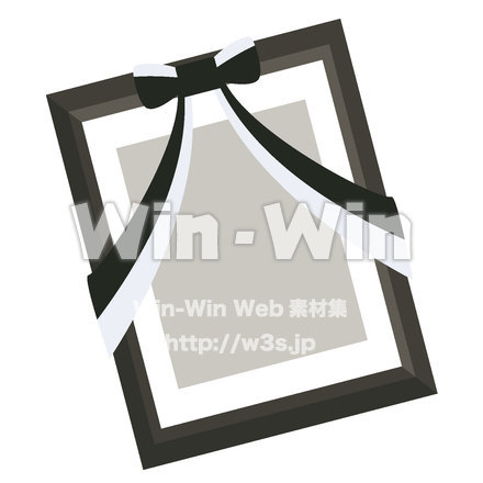 遺影のCG・イラスト素材 W-021854