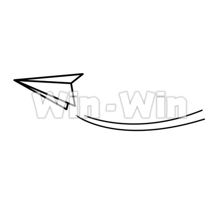 かみひこうきのCG・イラスト素材 W-020224