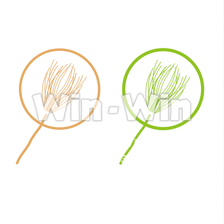 麦のアイコン2種のCG・イラスト素材 W-020566