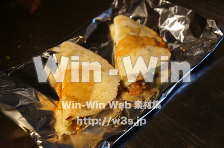 豚チーズ焼きの写真素材 W-022437