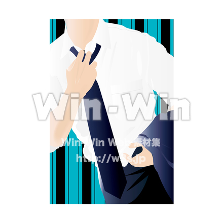 スーツのCG・イラスト素材 W-023789