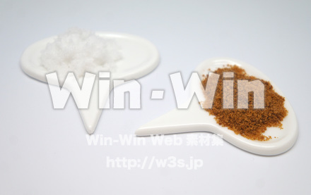 砂糖とココナッツシュガーの写真素材 W-022223