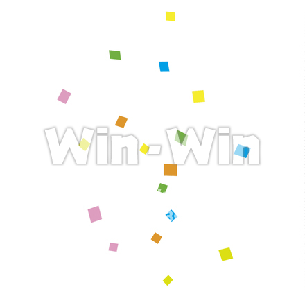 紙ふぶきのCG・イラスト素材 W-022623