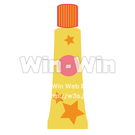 塗り薬のCG・イラスト素材 W-022743