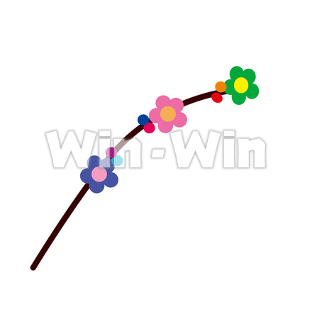 花飾り１のCG・イラスト素材 W-023948