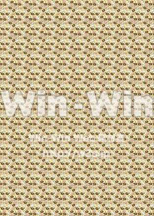 コーヒーカップとドーナッツのCG・イラスト素材 W-023098