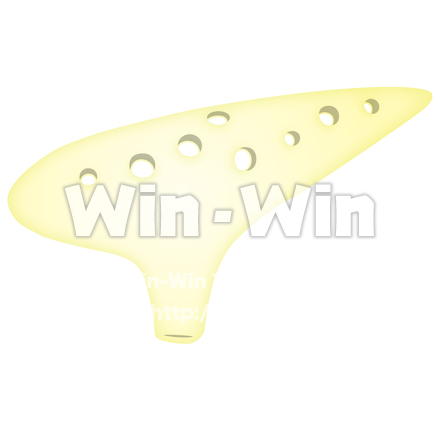 オカリナのCG・イラスト素材 W-022401