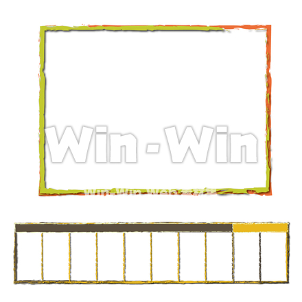 枠①のCG・イラスト素材 W-023592