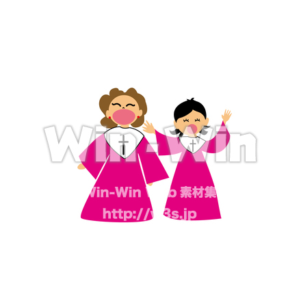 合唱のCG・イラスト素材 W-022950