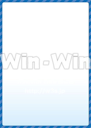 水色ラインあり青色フレームのCG・イラスト素材 W-022968