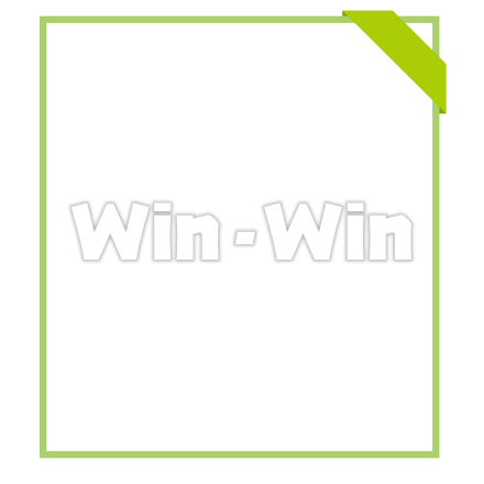 飾り枠（ラッピングめも）のCG・イラスト素材 W-023472