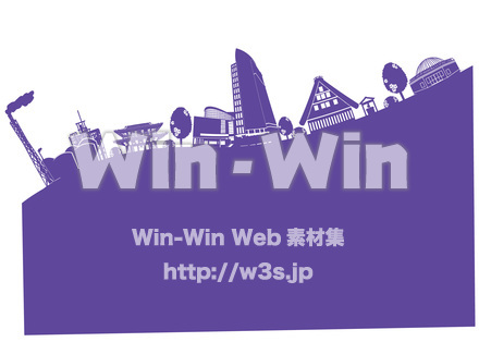 川崎ブラシ色つきのシルエット素材 W-023750