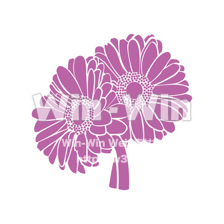 ガーベラのCG・イラスト素材 W-022969