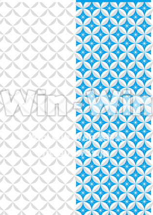   パターンスオッチ切子柄のCG・イラスト素材 W-023970