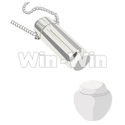 手元供養用アイテムのCG・イラスト素材 W-023002