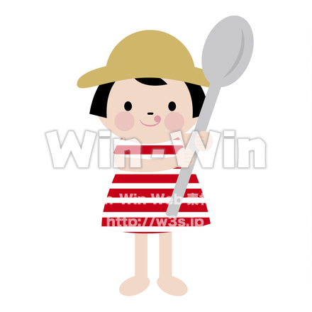 いただきますのCG・イラスト素材 W-022363