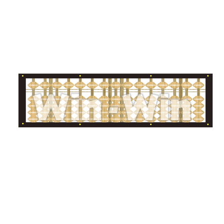 そろばんのCG・イラスト素材 W-022392