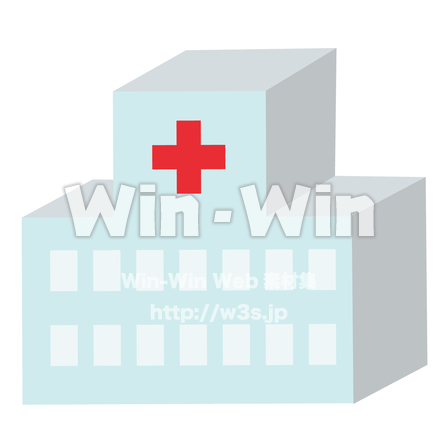 病院のCG・イラスト素材 W-022696