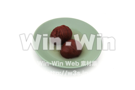 栗の渋皮煮の写真素材 W-023111