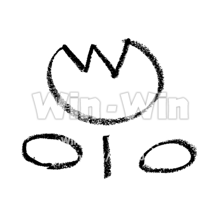 チューリップのシルエット素材 W-023283