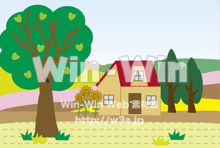 暑中お見舞い申し上げますのCG・イラスト素材 W-022604