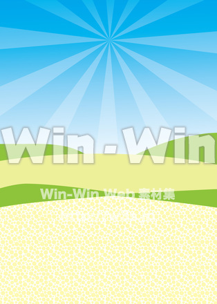 背景「はらっぱ」のCG・イラスト素材 W-023474